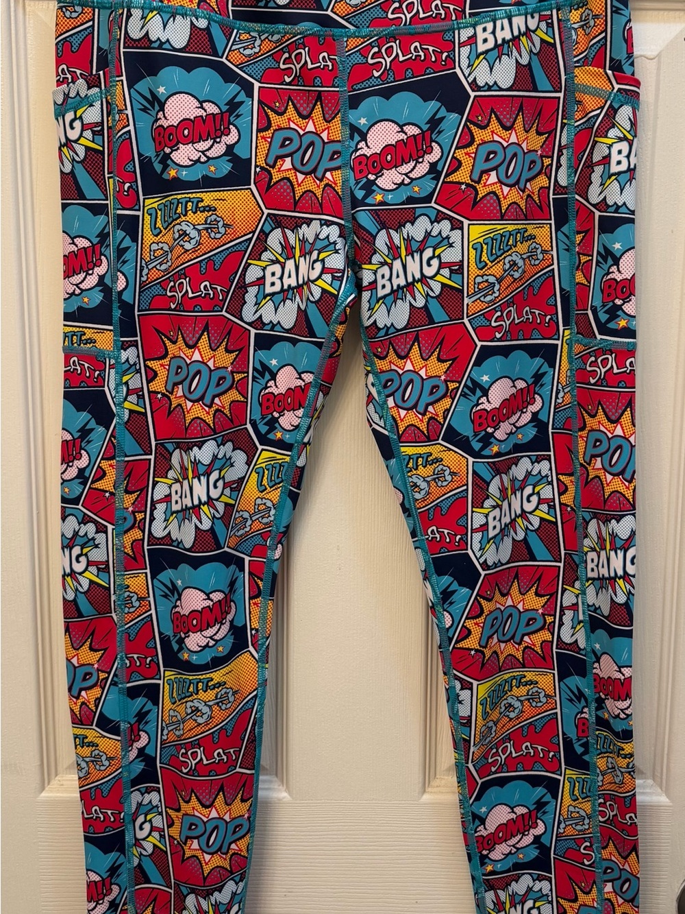 Constantly Varied Gear Comic Pop Leggings - Blue/Red/Yellow